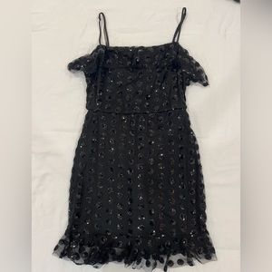 Altar’d State Sparkle Polka Dot Cocktail Dress